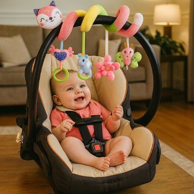 Spirale d'activité bébé | Jouet Multi - Activités pour Poussette et Lit - Mon Premier Jouet
