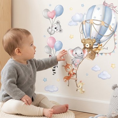 Stickers muraux | L'aventure commence sur vos murs 54x46cm, 70x59cm et 90x76cm - Mon Premier Jouet