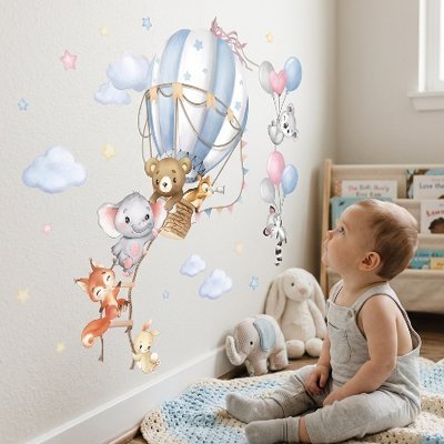 Stickers muraux | L'aventure commence sur vos murs 54x46cm, 70x59cm et 90x76cm - Mon Premier Jouet