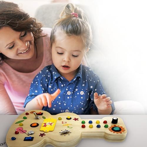 Tableau Montessori - BusyBoardCircuit™ - Guitare - Mon Premier Jouet