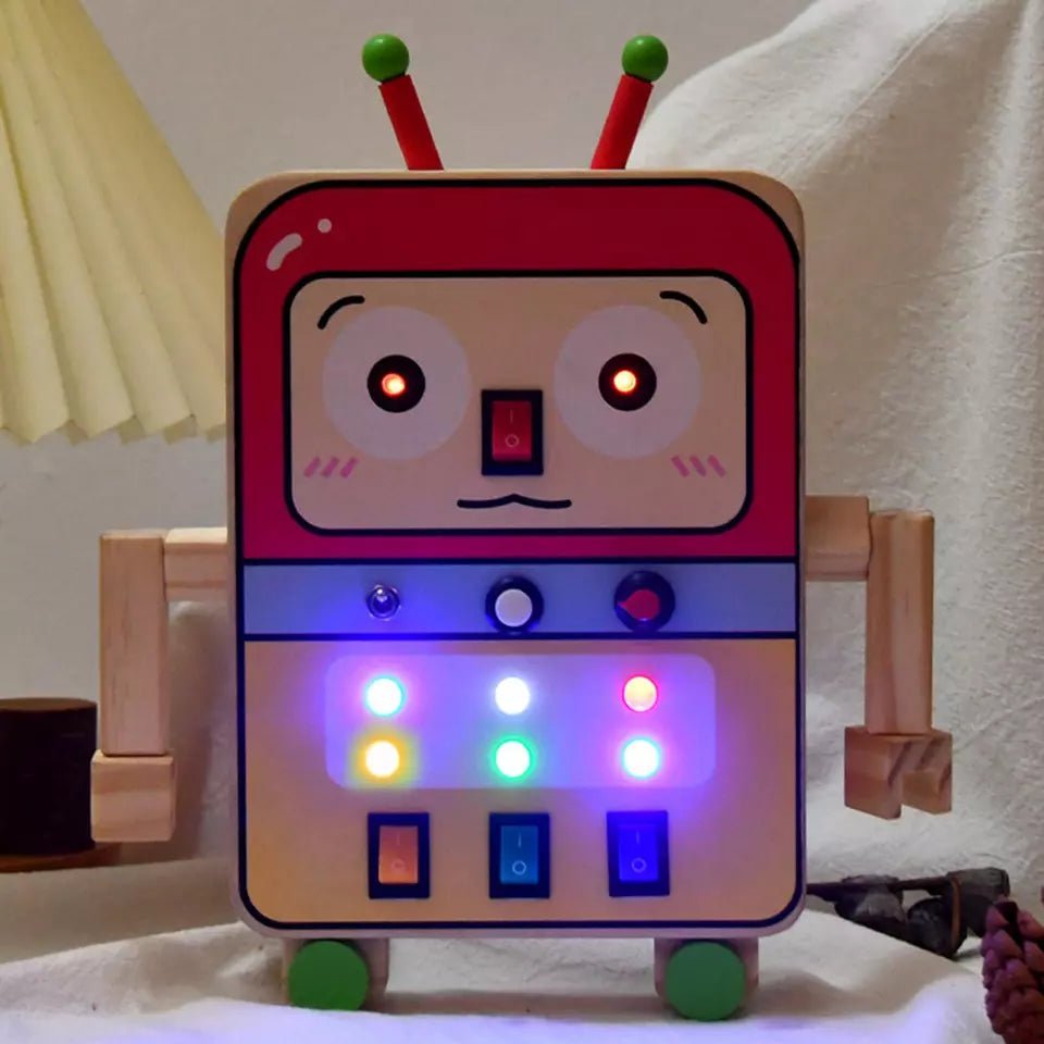 Tableau Montessori - BusyBoardCircuit™ - Robot - Mon Premier Jouet