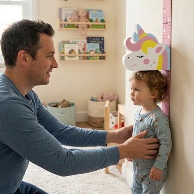 Toise Murale Licorne | Suivez la croissance de votre enfant avec émerveillement - Mon Premier Jouet